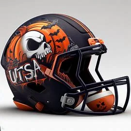 UTSA Roadrunners Halloween Concept Helmets