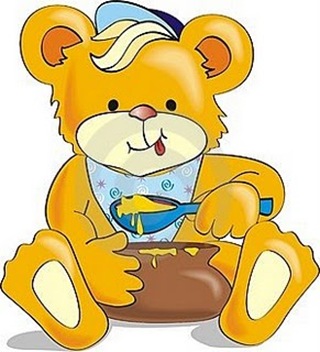 cartoon-bear-eating-honey