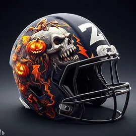 Akron Zips Halloween Concept Helmets