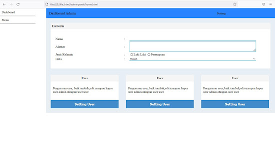 Output layout simple admin dashboard html css-4