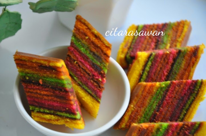 Kek Lapis Betawi Pelangi / Kek Lapis Rempah Pelangi 