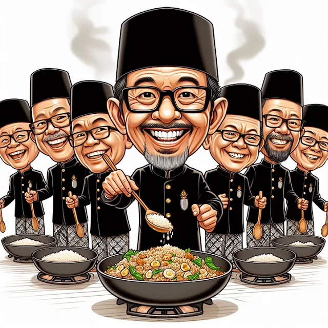 Para peserta lomba masak nasi goreng diharapkan dapat memberikan sumbangsih pemikiran untuk kesuksesan acara tersebut.