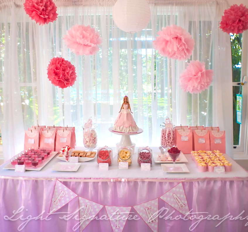 Lyn s Cake Art Pink Princess Dessert Table