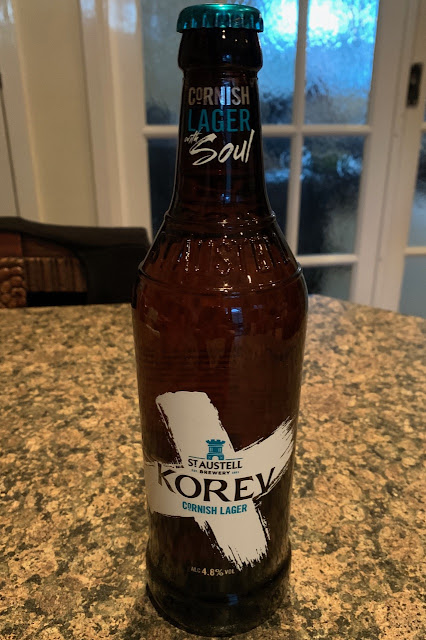 Korev Cornish Lager St. Austell Brewery