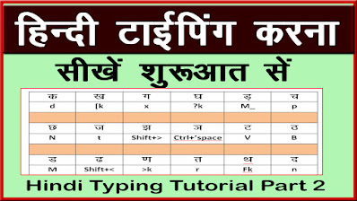 Hindi Typing Tutorial, Hindi Typing Kaise Sikhe