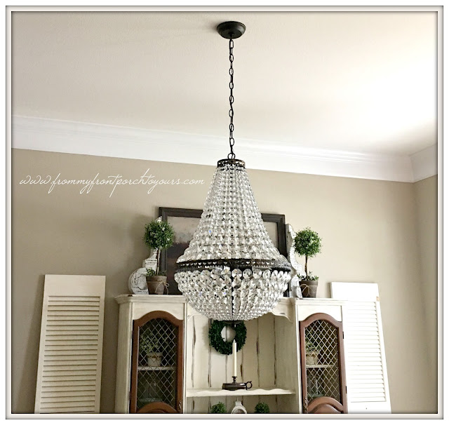 pottery barn-mia-chandelier-suburban farmhouse dining room-from my front porch to yours