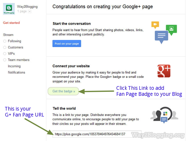 How to Create Google+ (Plus) Fan Page for Your Blog
