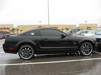 black mustang