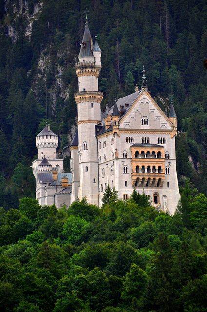 Neuschwanstein Castle - in the southwestern state of Bavaria, Germany!
