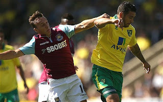 Prediksi Pertandingan  West Ham vs Norwich  01 Januari 2013