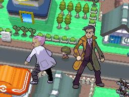 Pokémon Platinum Charon e Looker