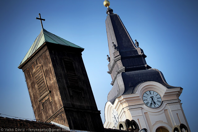 A Szent Miklós templom tornyai - Kecskemét, Magyarország