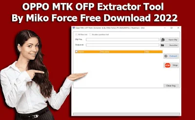 تحميل اداة OPPO MTK OFP Extractor Tool
