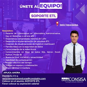 Soporte ETL - Tegucigalpa