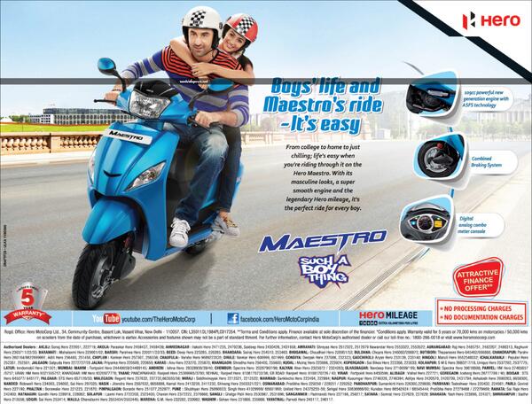 Hero MotorCorp Ad