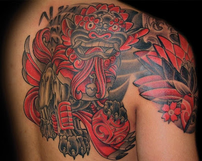 Tatuagem Foo Dog Fu Dog Tattoo Foo Dog Fu Dog - Tattoo Oriental