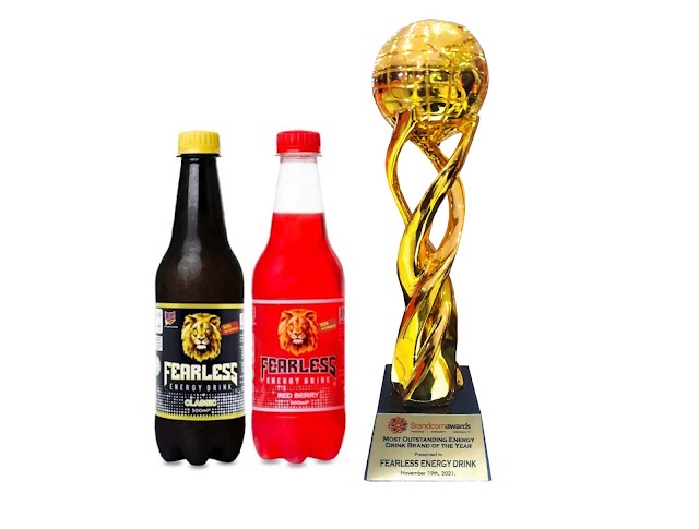 Fearless Energy Drink Market Leadership Validated at Brandcom 2021 Awards, Wins Brand of the Year