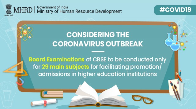 CBSE To Conduct Class 10, 12 Board Exams For Only 29 Main Subjects