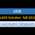 cs605 gdb solution 2019