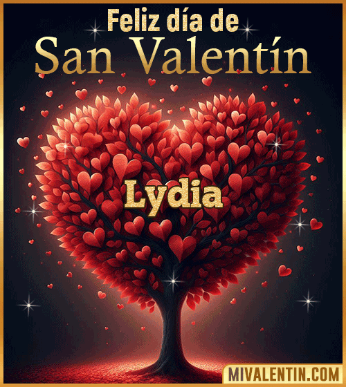 Gif feliz día de San Valentin Lydia