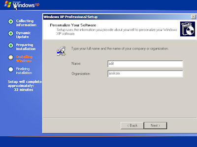 Cara Instal Windows XP Lengkap Dengan Gambar