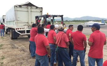 Inicia puente aéreo para enviar alimentos del gobierno federal a Oaxaca