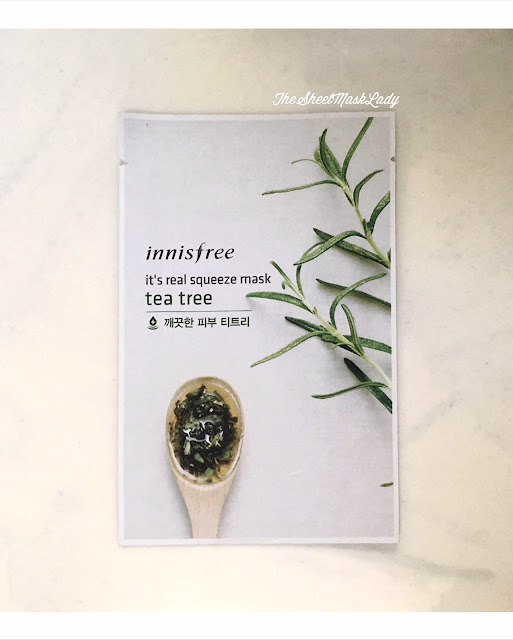  Innisfree It's Real Squeeze Tea Tree sheet mask