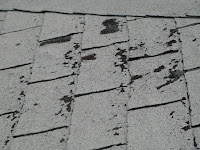 Old, worn out shingles on my roof