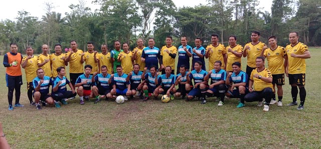 Pertandingan Sepak Bola Persahabatan Antara Muspika Kecamatan Pagar Merbau Melawan Muspika Kec. Sunggal