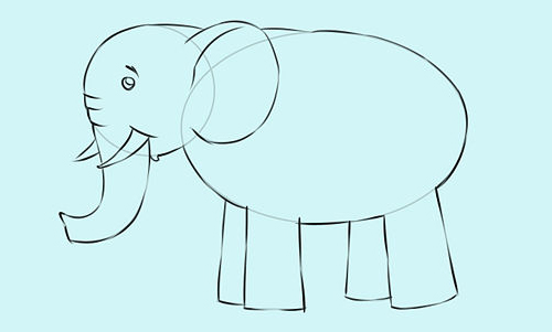 How to draw an Elephant