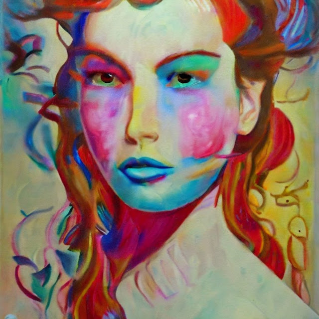 ART GALLERY - Art Drawing of a Beautiful  Romantic Woman Wallpaper HD