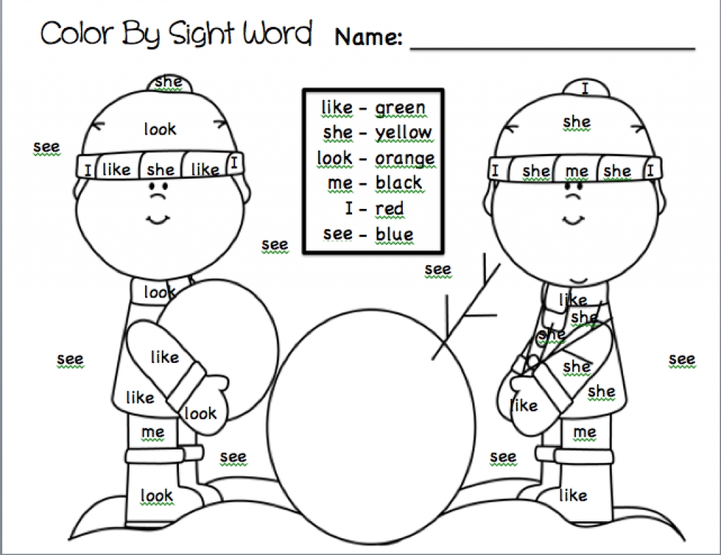 sight words coloring pages