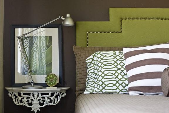 DORMITORIOS MARRON Y VERDE DECORACION EN VERDE Y MARRON GREEN BROWN BEDROOMS by dormitorios.blogspot.com