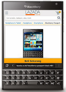 BLACKBERRY PASSPORT - by Lazada