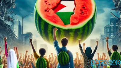 Sejarah Potongan Semangka Jadi Simbol Palestina dan Artinya