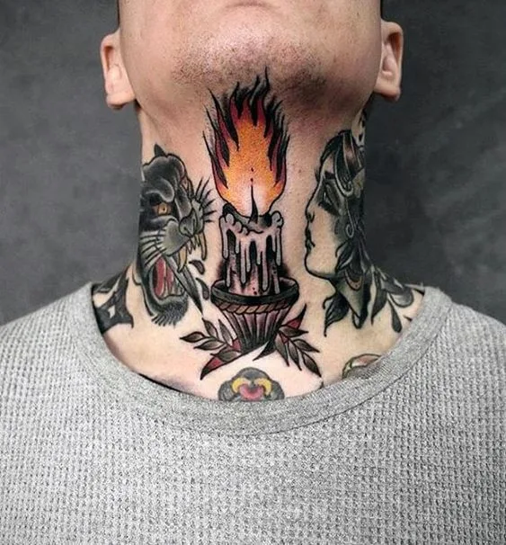 tattoo tatuagens masculinas no pescoço ideias inspirações