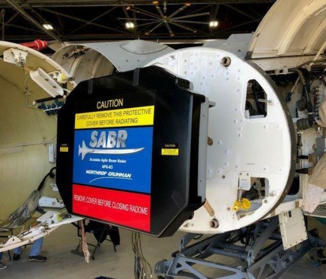 Military And Commercial Technology Usaf Installs Northrop Grumman S Apg Radar On Air Guard F 16