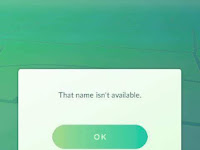 Cara Mengatasi That Name isn't available di Pokemon Go