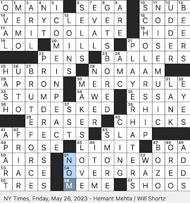 Rex Parker Does the NYT Crossword Puzzle: Rock subgenre named for