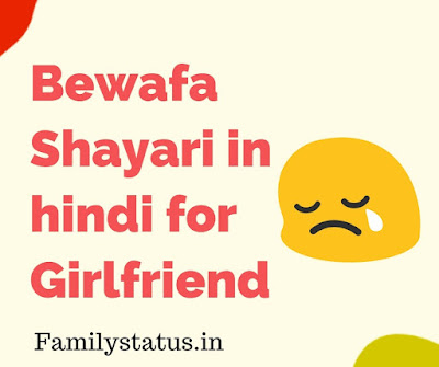 Bewafa shayari in hindi for girlfriend