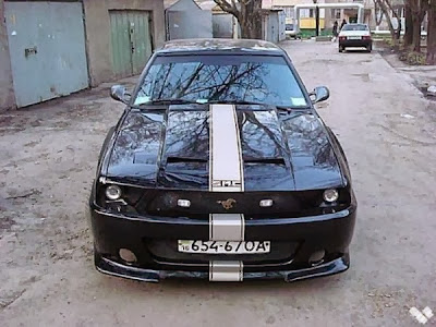 lada car converted into a ford