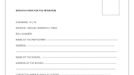 Biodata Examples For Students