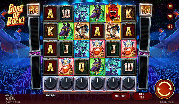 Main Gratis Slot Indonesia - Gods Of Rock (Thunderkick)