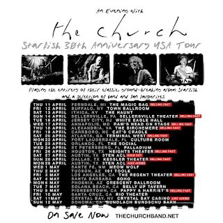 The Church: Gira americana 2019 fechas 30 aniversario de Starfish