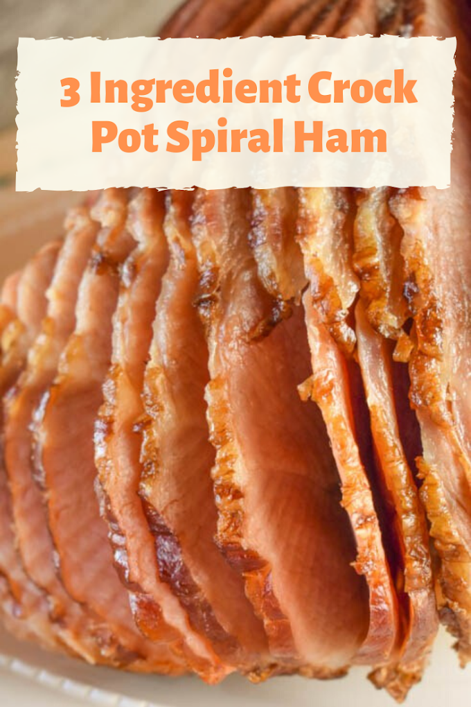 3 Ingredient Crock Pot Spiral Ham