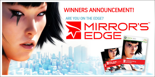 Mirror's Edge: Still Alive  - Contest Winners