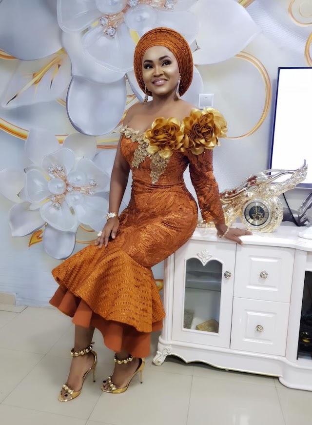 Star Actress Mercy Aigbe Launches New Aso Ebi Line