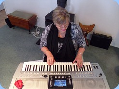 Barbara McNab played Peter Brophy's Yamaha PSR-910