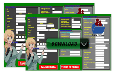 Aplikasi Untuk Input Data Individu Siswa Secara Lengkap