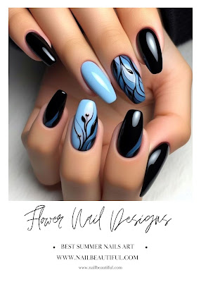 Floral Nails ART Design For Womens